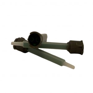 Boquilla aplicación bicomponente giratoria hermética